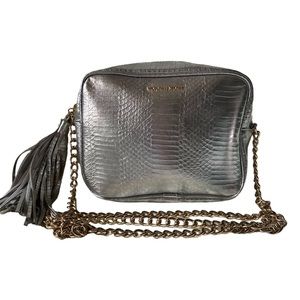 Victoria Secret Silver Snakeskin Purse Bag (Official 2016 Fashion Show Bag)